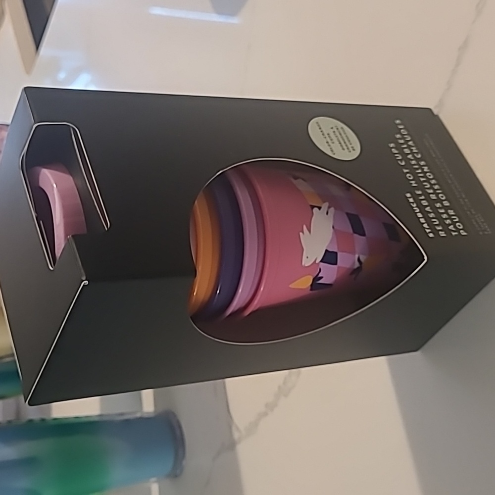 NEW Starbucks 2023 Spring Easter Color Changing Reusable Hot Cup Set of 6
